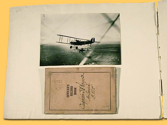 Opening page of Stephen Noyes' scrapbook.   Stephen H. Noyes Collection
