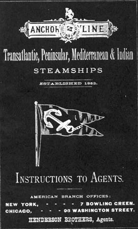 Anchor Line Agent Instruction booklet cover