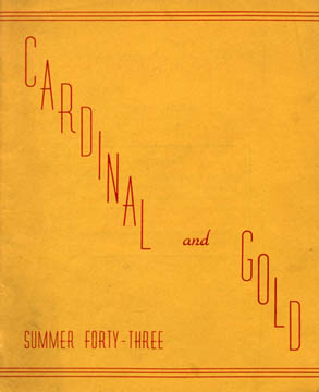 Cardinal and Gold Year Book cover