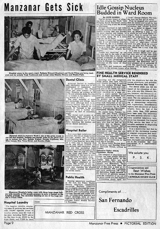 Manzanar Free Press Pictorial Edition, page 9