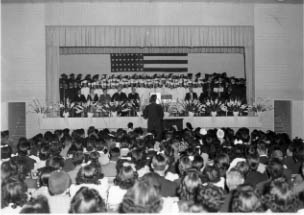 Manzanar Commencement ceremony