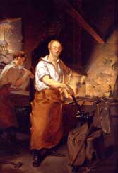 Study for the Second Version of Pat Lyon at the Forge