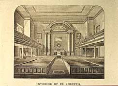 Interior of St. Joseph's Church