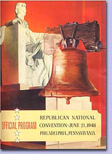 Officiual Program, Republican National Convention, 1948