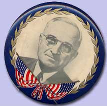 [Badge with image of Harry Truman] Philadelphia Badge Co., 1948