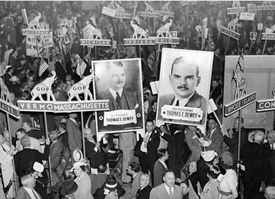 Delegates for Thomas Dewey at the 1940 Republican Convention from the Philadelphia Record Collection Copyright 2000 Historical Society of Pennsylvania
