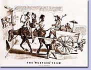 The 'Mustang' Team, , lithograph, 1856