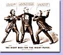 The Right Man for the Right Place, lithograph, 1856