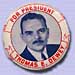 For President Thomas E. Dewey, , badge, Allied Printing, 1948