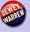 Dewey/Warren, pin, Imber Co. 1948