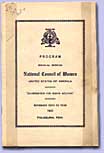 Biennial Session National Council of Women, 1921