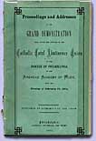 Proceedings and Address at the Grand Demonstration, pamphlet, 1874