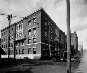 1300 Locust Street During Construction