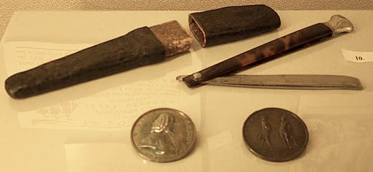 William Penn's Razor and Medals