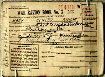 War Ration Book No. 3